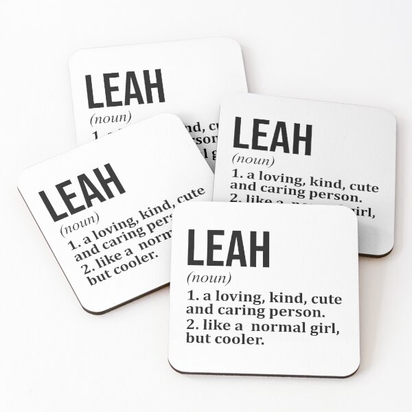 Item preview, Leah Name Definition designed and sold by XCIV.