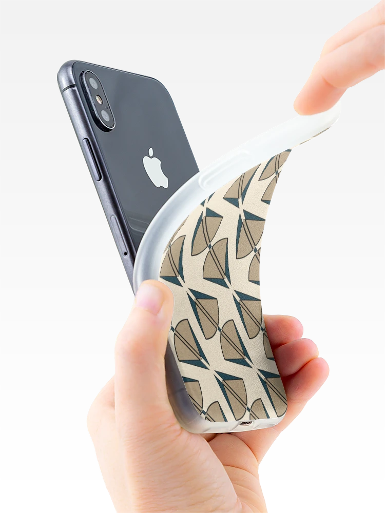 Thumbnail 4 of 5, iPhone Case, Triangular Tapestry designed and sold by findpattern.