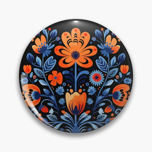 Item preview, Flowers Floral Polish Folk Art designed and sold by ImprintMage.