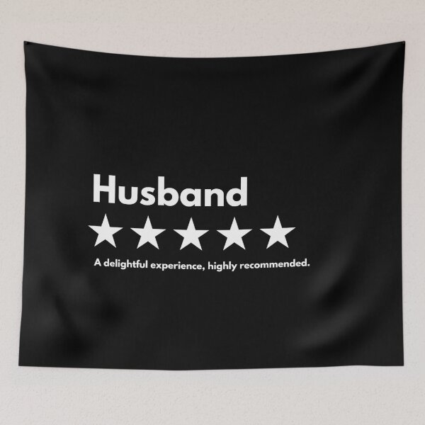 Item preview, Husband Rated 5 Stars, Review Of Husband With 5 Stars designed and sold by Itsheartshop.