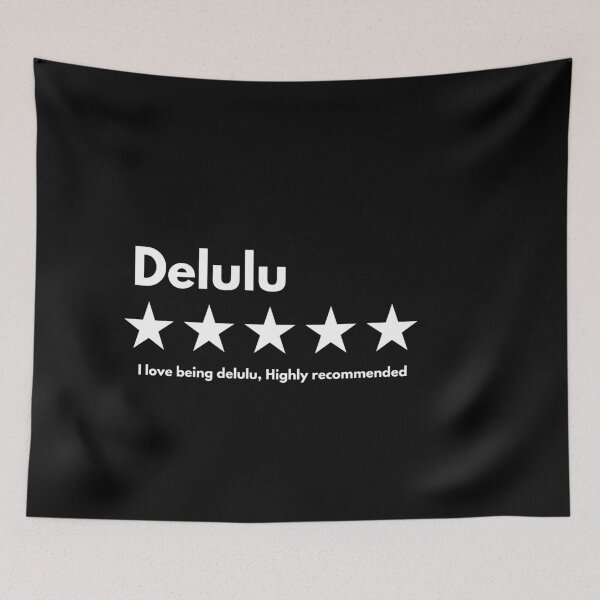 Item preview, Delulu Rated 5 Stars, Review Of Delulu With 5 Stars designed and sold by Itsheartshop.