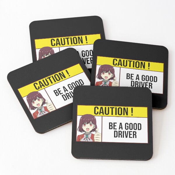 Item preview, Be a good driver caution sign cute Rae chan designed and sold by Semzig.