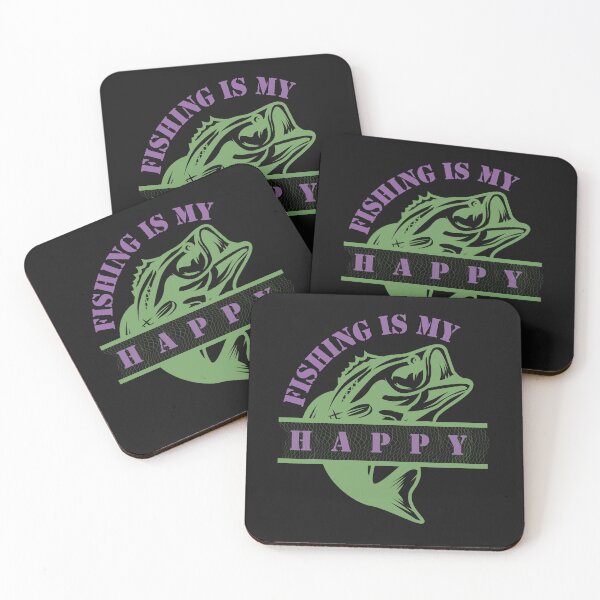 Item preview, Fishing Is My Happy, Funny Fishing Lover Gift designed and sold by EmiAndMike.