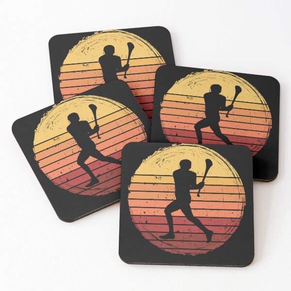 Item preview, Hurling Player Hurler Vintage Sunset Logo Irish Gaelic Sport designed and sold by Thomas Remmers.