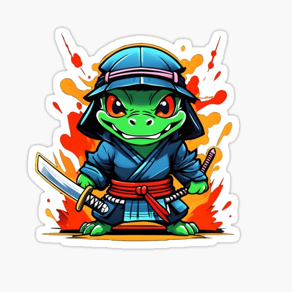 Artikel-Vorschau von Ninja Aligator #2, designt und verkauft von TcheloArt.