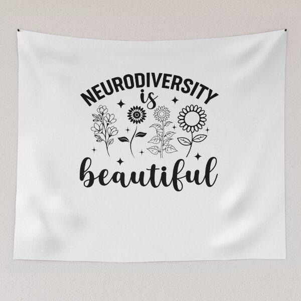 Item preview, Neurodiversity is Beautiful Autism Wildflower Design, ADHD, Special Ed Teacher Social Worker Special Needs Mom Autism ABA designed and sold by behindthefacts.