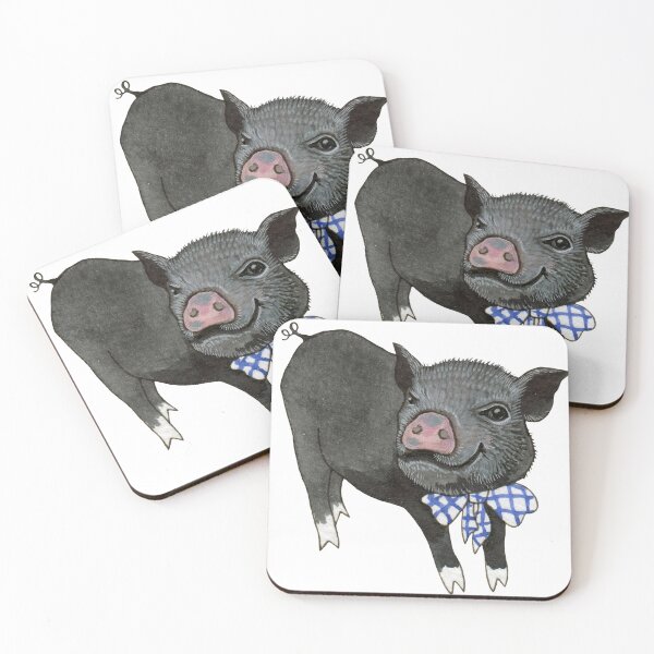 Item preview, Black piglet designed and sold by Ekaterina Khozatskaya.