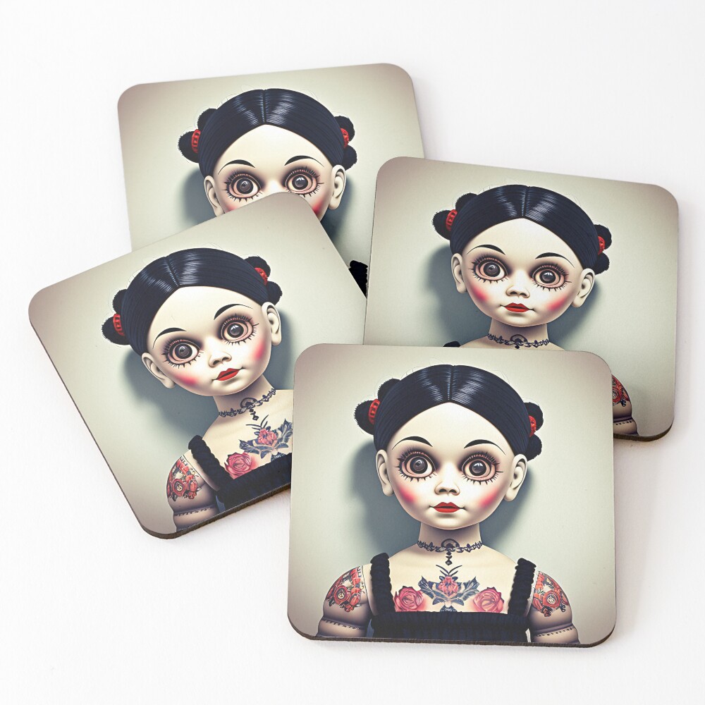 Item preview, Coasters (Set of 4) designed and sold by WorkWickedly.