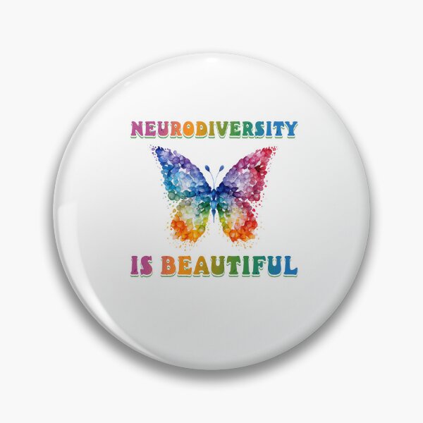 Item preview, Neurodiversity is Beautiful Autism Butterfly Design, ADHD, Special Ed Teacher Social Worker Special Needs Mom Autism ABA designed and sold by behindthefacts.