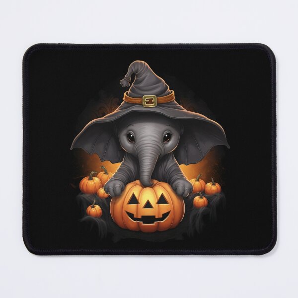 Item preview, Kawaii Elephant Halloween, Halloween pumpkin designed and sold by Niktarka.