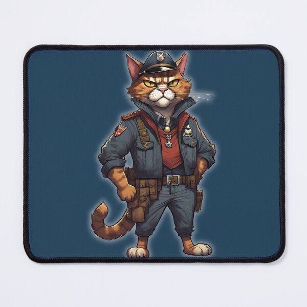 Item preview, Cat in veteran uniform Sticker, Veterans Day designed and sold by IDEON-23.