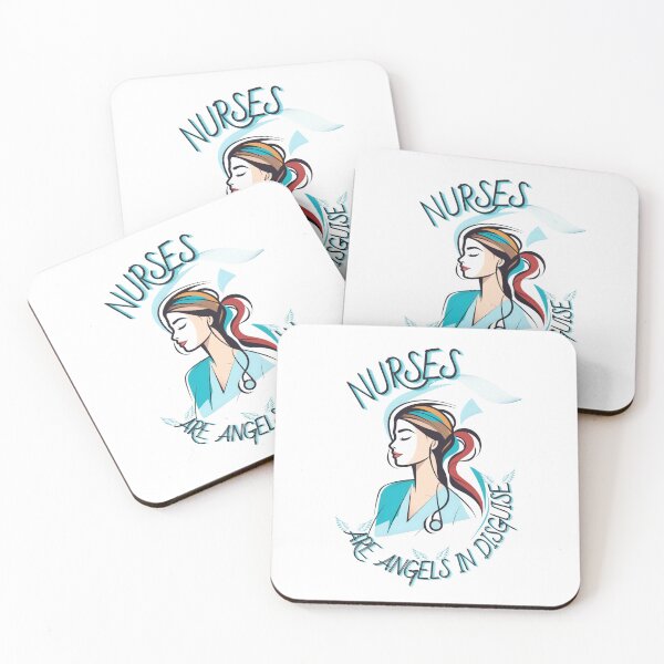 Item preview, Nurses are Angels in Disguise designed and sold by alaa-mously.