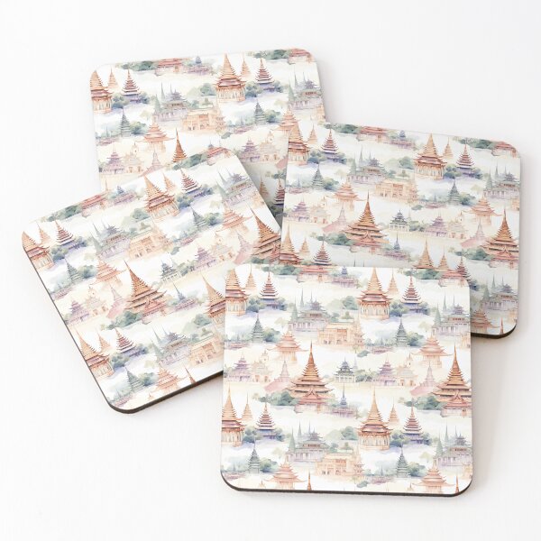 Item preview, Thai Temples and Pagodas designed and sold by MimoruShop.
