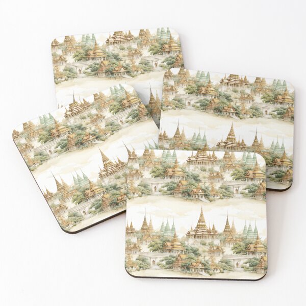 Item preview, Thai Temples and Pagodas designed and sold by MimoruShop.