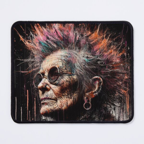 Item preview, Punk Old Lady Artificial intelligence   Ai designed and sold by AiPoliviosArt.