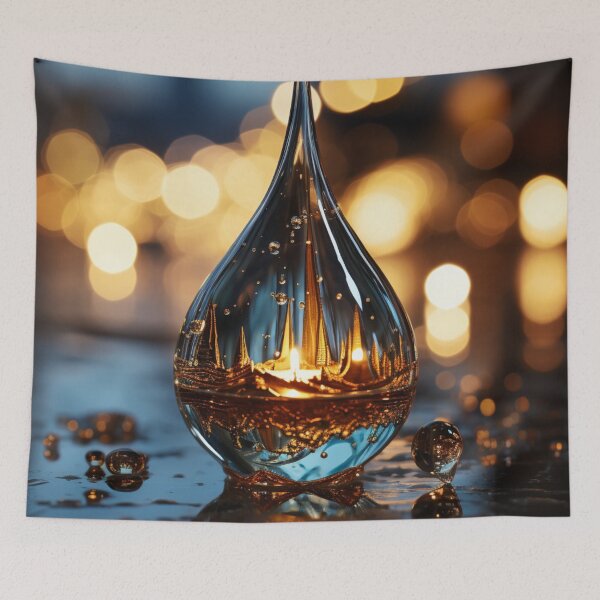 Item preview, Night in a Drop of Water designed and sold by cipoprimo.