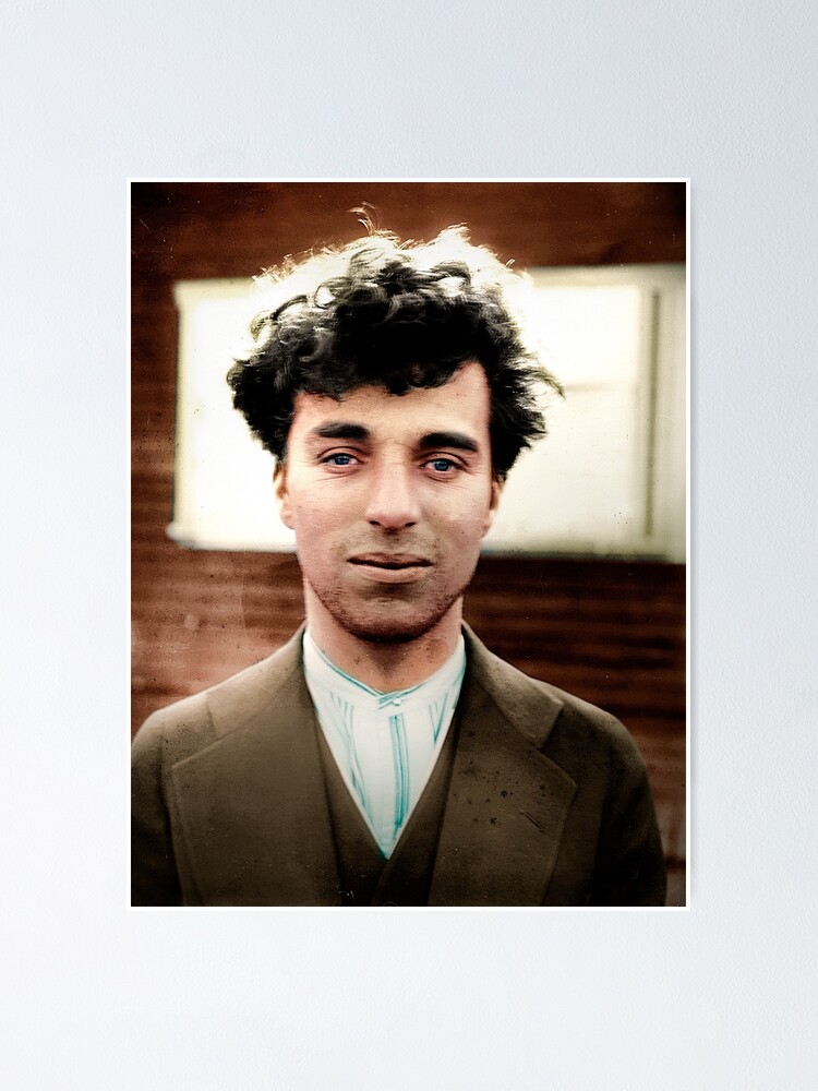 young charlie chaplin ca 1909" Poster by oldmadenew | Redbubble