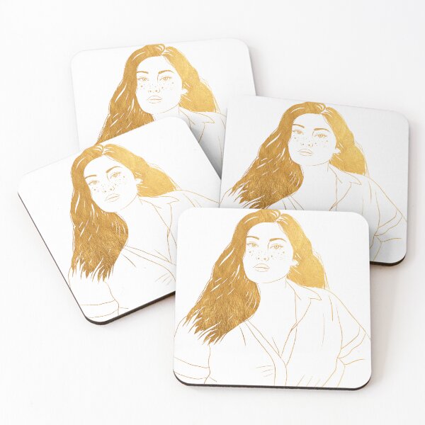 Item preview, Illustration of an inspiring woman - Plump Golden designed and sold by Michouprint.