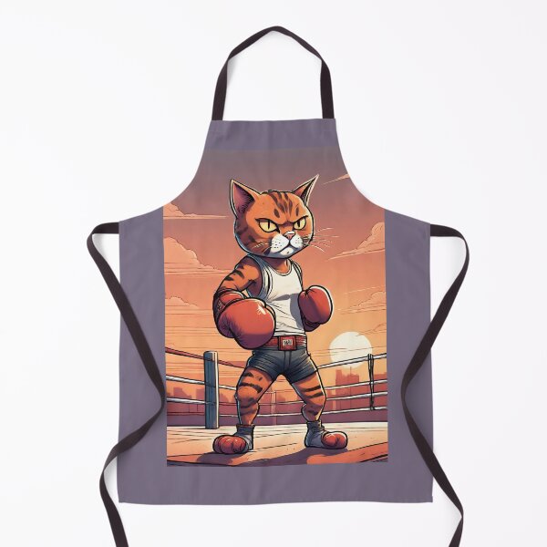 Item preview, Boxing Cat Sunset designed and sold by GleamingGiant.
