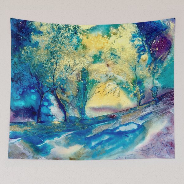 Item preview, “Pure Fantasy”Vibrant Watercolours. designed and sold by Angela Haig-Harrison.