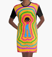 Groovy Soul Zug Pop Art T-Shirt Kleid