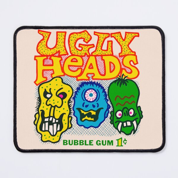 Item preview, Ugly Heads Vintage Bubble Gum Draw designed and sold by blackink-design.