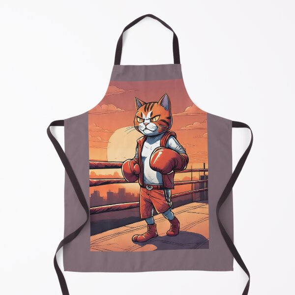 Item preview, Boxing Cat Sunset designed and sold by GleamingGiant.