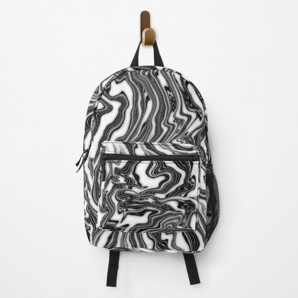 Item preview, Waved vortex plastic pattern black designed and sold by nogamax.