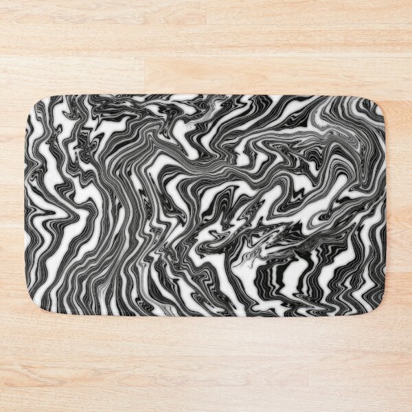 Item preview, Waved vortex plastic pattern black designed and sold by nogamax.