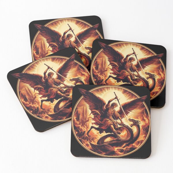 Item preview, The Archangel saint Michael slaying the dragon designed and sold by Guillelmus.