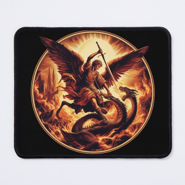 Item preview, The Archangel saint Michael slaying the dragon designed and sold by Guillelmus.