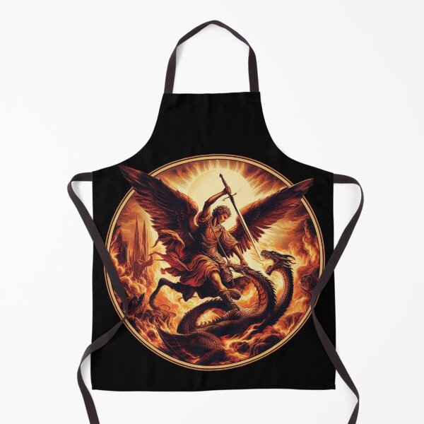 Item preview, The Archangel saint Michael slaying the dragon designed and sold by Guillelmus.