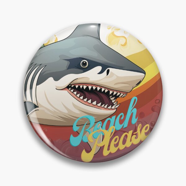 Item preview, Draw a shark in a four-color cartoon pattern designed and sold by GTMOSHOP.