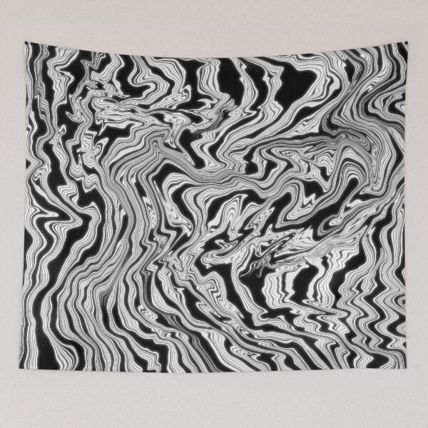 Item preview, Waved vortex plastic pattern white designed and sold by nogamax.