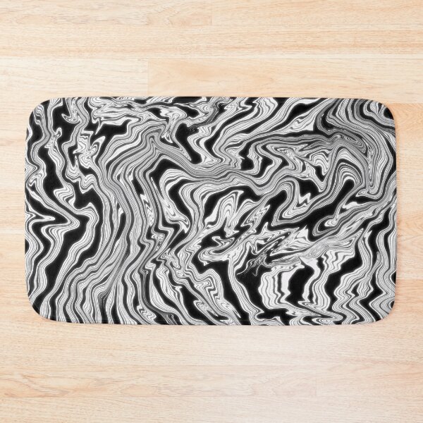 Item preview, Waved vortex plastic pattern white designed and sold by nogamax.