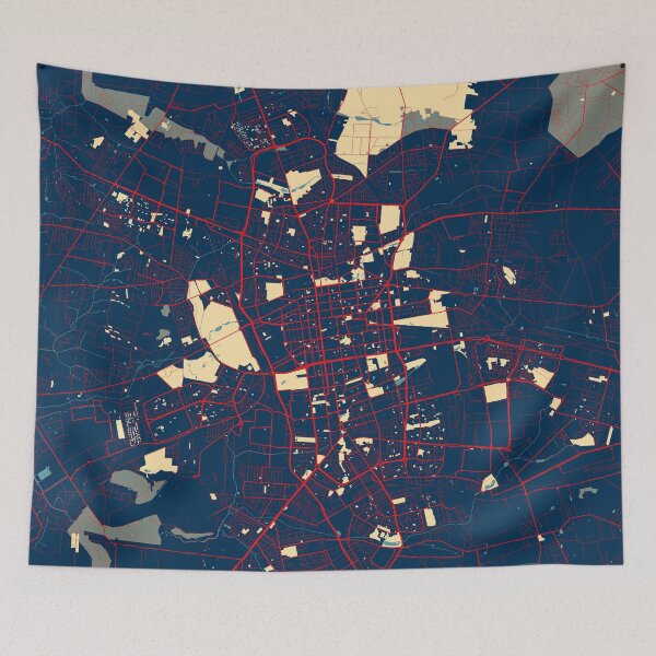 Item preview, Lodz City Map of Poland - Hope designed and sold by deMAP.