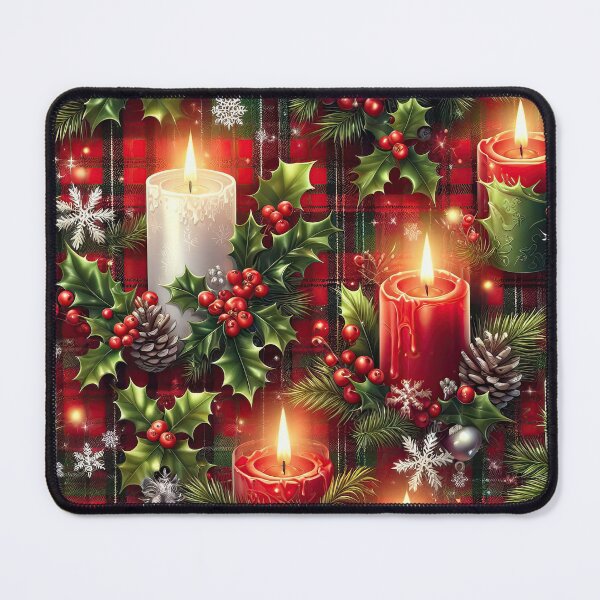 Item preview, Candles and ornaments Christmas background designed and sold by clearviewstock.