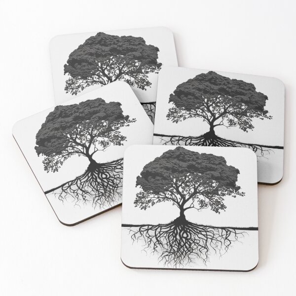 Item preview, Stylized tree with roots concept designed and sold by MiraCleAI.