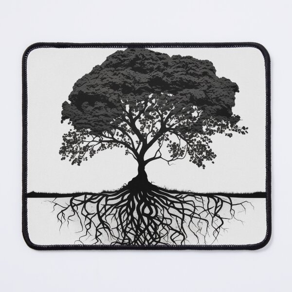 Item preview, Stylized tree with roots concept designed and sold by MiraCleAI.