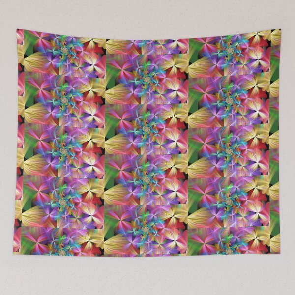 Item preview, Rainbow Clover Spiral designed and sold by wolfepaw.