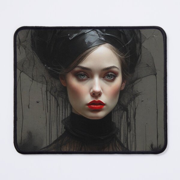 Item preview, Clamor Aristocratic Gothic Lady Portrait Fashion Artificial intelligence Ai designed and sold by AiPoliviosArt.