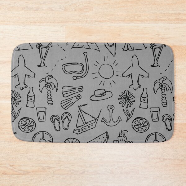 Item preview, Dark Gray Vacation Pattern. designed and sold by ARichArts.
