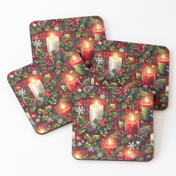Item preview, Candles and ornaments Christmas background designed and sold by clearviewstock.