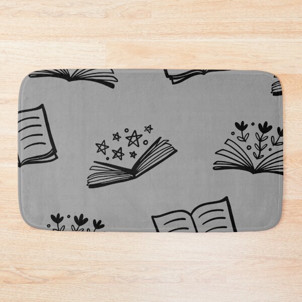 Item preview, Dark Gray Books Pattern. designed and sold by ARichArts.