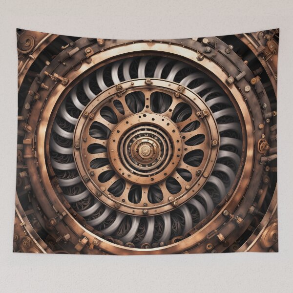 Item preview, Steampunk Industrial Pattern designed and sold by ARichArts.