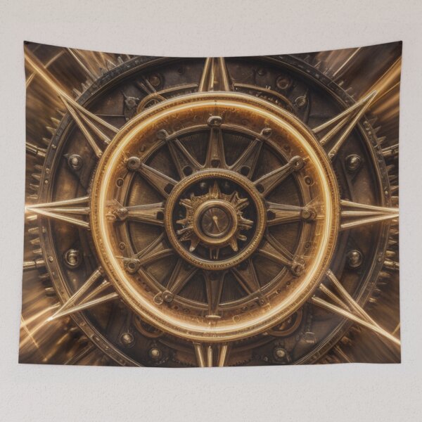 Item preview, Steampunk Industrial Pattern designed and sold by ARichArts.