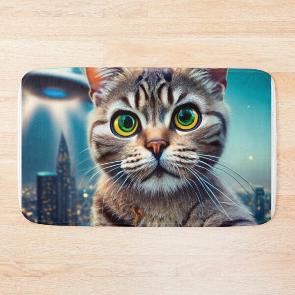 Item preview, Cat selfie with ufo designed and sold by PawelNature.