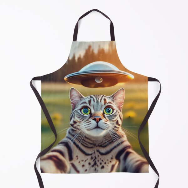 Item preview, Cat selfie with ufo designed and sold by PawelNature.