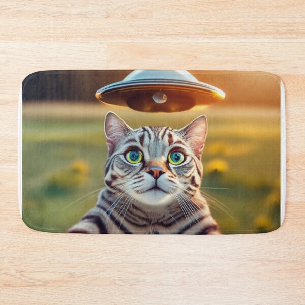 Item preview, Cat selfie with ufo designed and sold by PawelNature.