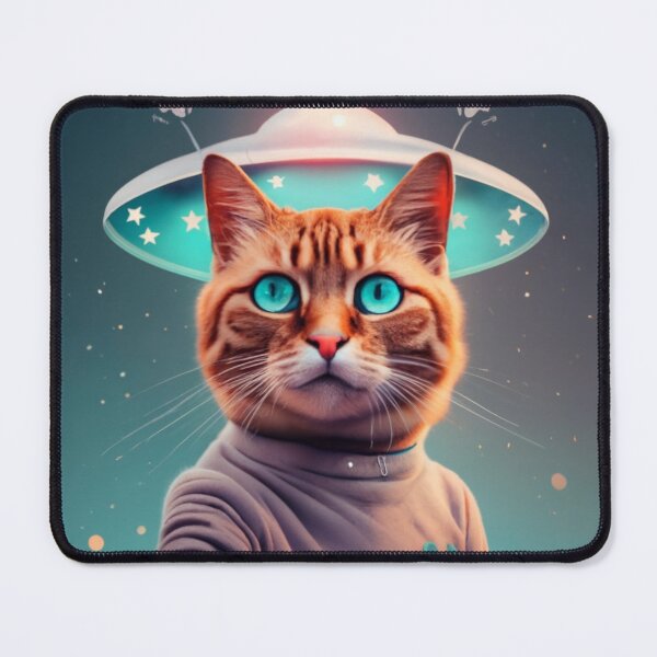 Item preview, Cat selfie with ufo designed and sold by PawelNature.